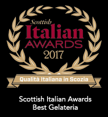 Scottish Italian Best Gelateria 2017 Award